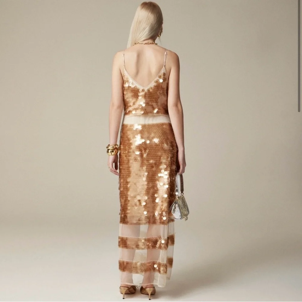 J CREW COLLECTION Sequin Panel Dress size 12 NWT - Picture 3 of 7